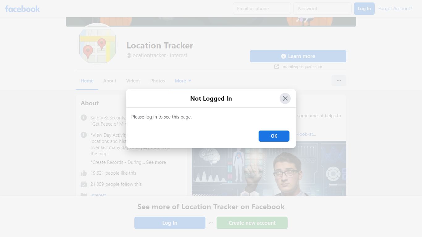 Location Tracker - Home - Facebook